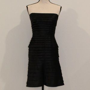 Tadashi Shoji Black Strapless Formal Dress